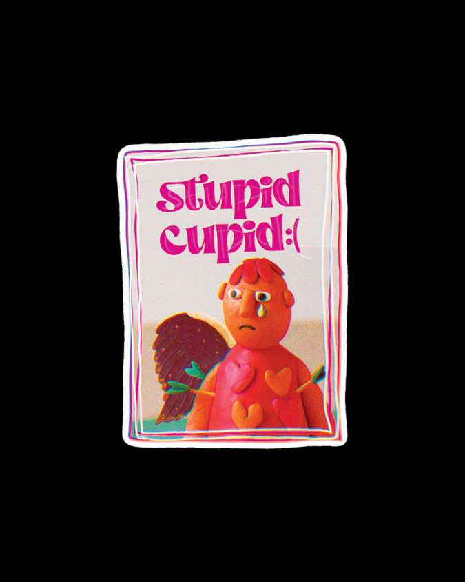 Stupid Cupid | The Anti-Love | Anti-Hero Sticker