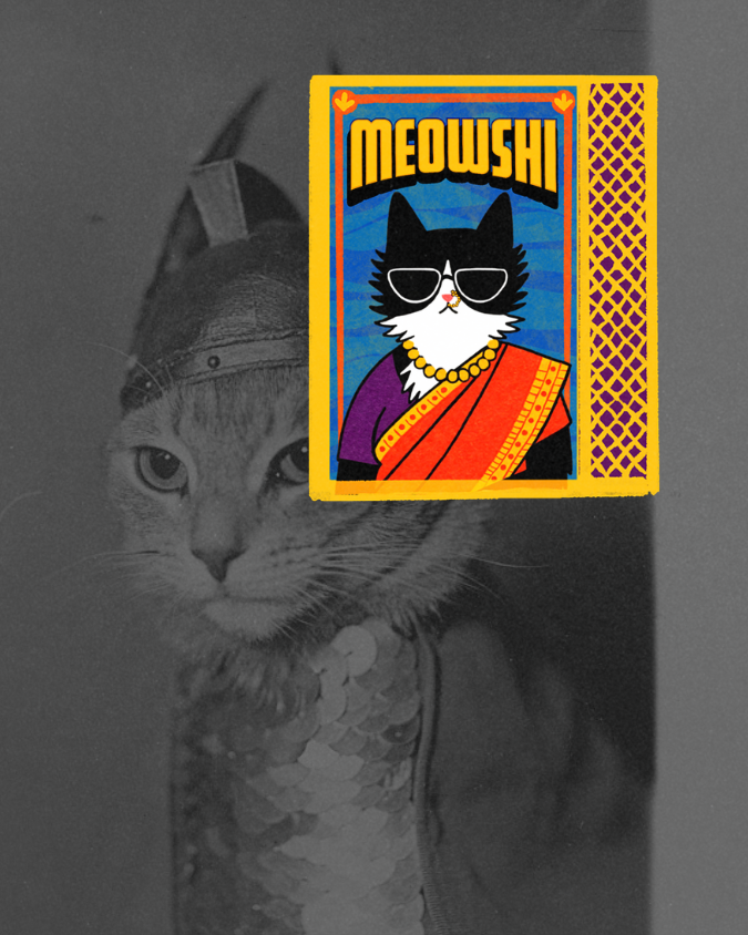 Meowshi Sticker