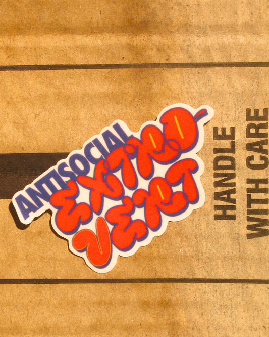 Anti Social Extrovert Sticker | Personality with Anxiety