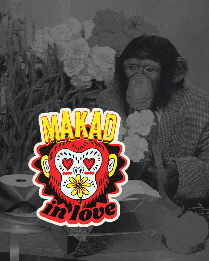 Makad in Love Sticker