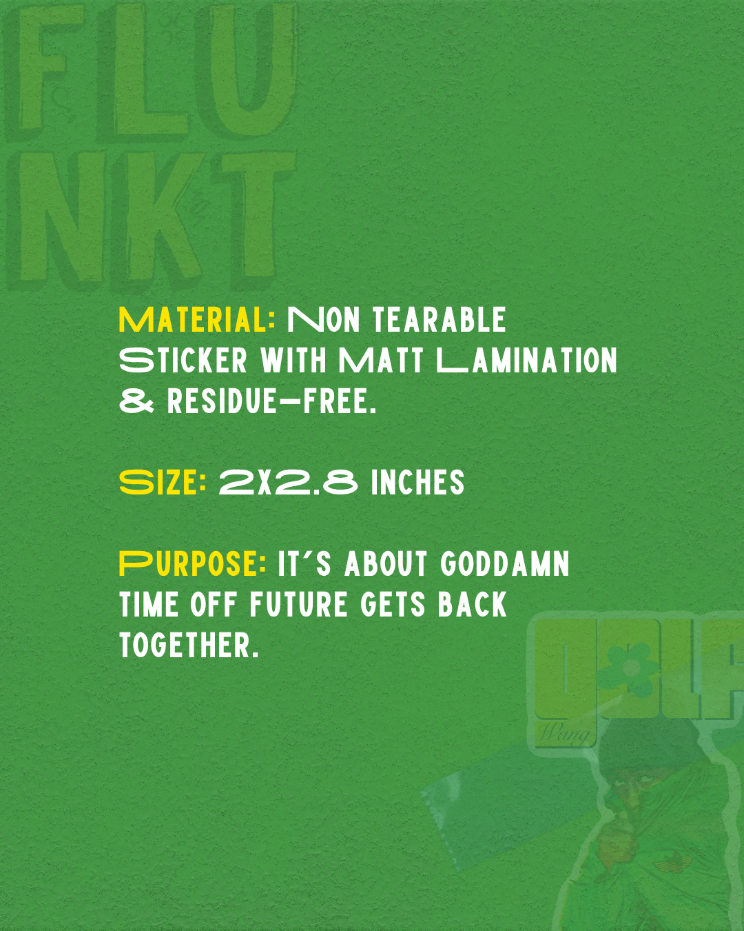 Tyler the Creator Sticker | Golf Wang | Hip Hop Art