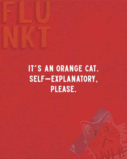 Huh? Cat | Single Brain Cell Funny Laptop Sticker