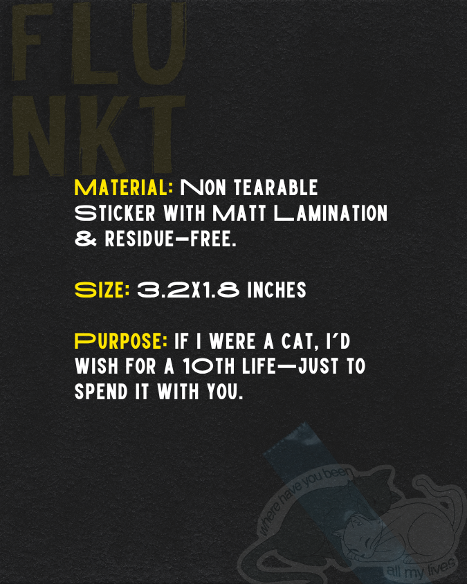 Catmate Sticker | Sweet Cat Couple Vinyl