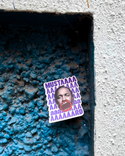 Mustaaard Sticker | Kendrick Hip Hop Flavor Art