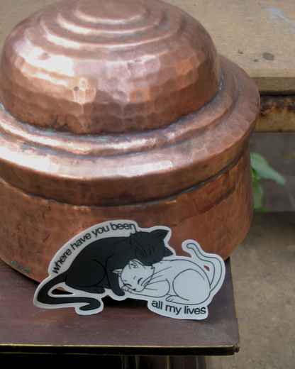 Catmate Sticker | Sweet Cat Couple Vinyl