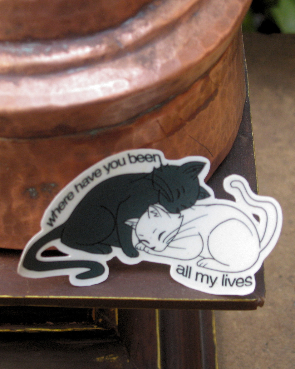 Catmate Sticker | Sweet Cat Couple Vinyl