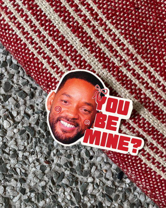 Will You Be Mine Sticker | Witty Valentine's Proposal