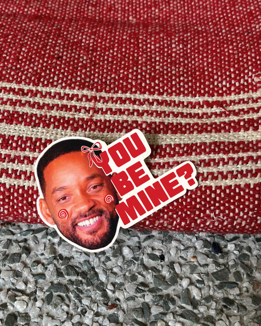 Will You Be Mine Sticker | Witty Valentine's Proposal