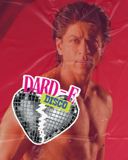 Dard-E-Disco Sticker | Bollywood Pop-Culture | Shattered Disco Heart