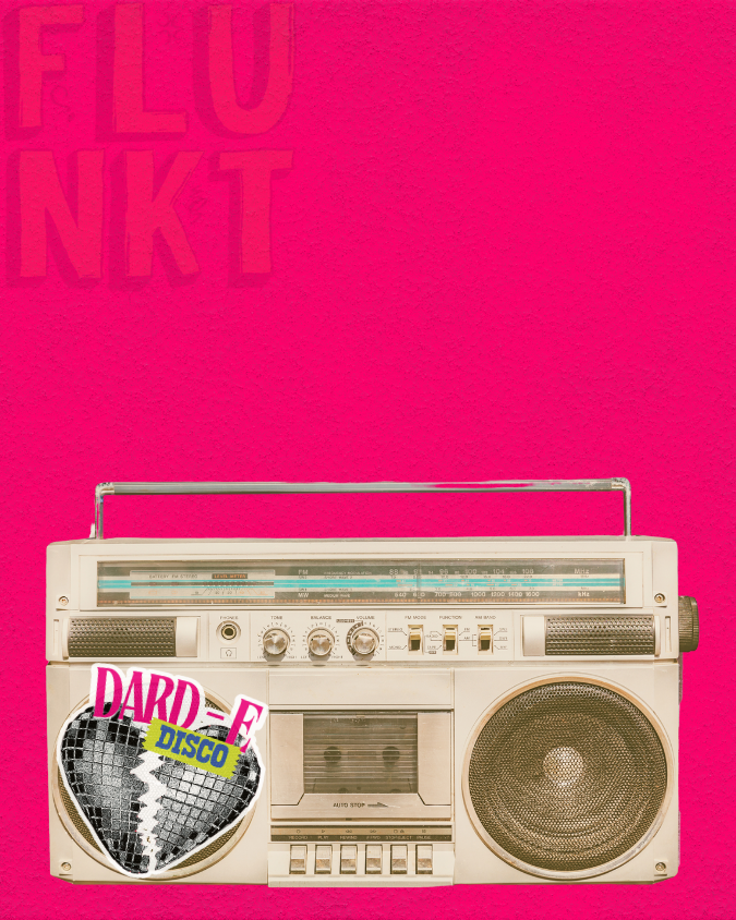 Dard-E-Disco Sticker | Bollywood Pop-Culture | Shattered Disco Heart