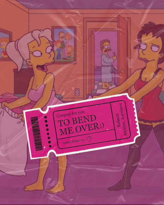 Bend Over Coupon Sticker | Scandalous Redeemable Anywhere