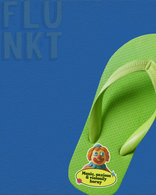 Manic Anxious H*rny Sticker | The Mood Art