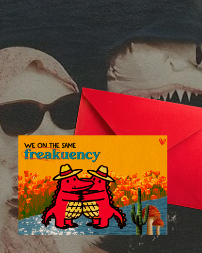 Freakuency Postcard