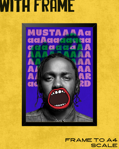 Mustaaaard | Kendrick Lamar Poster