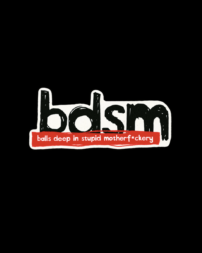 BDSM Sticker | Sharp Adult Humor