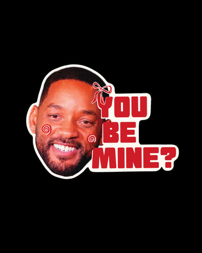 Will You Be Mine Sticker | Witty Valentine's Proposal