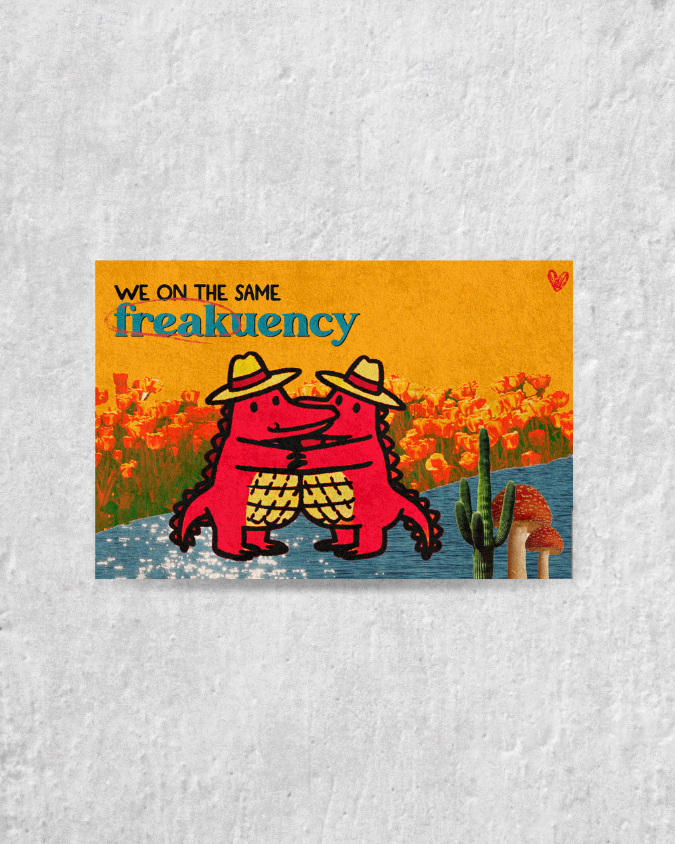 Freakuency Postcard