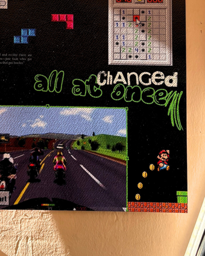 Everything Changed | Digital Age Nostalgia Poster