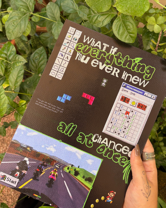 Everything Changed | Digital Age Nostalgia Poster