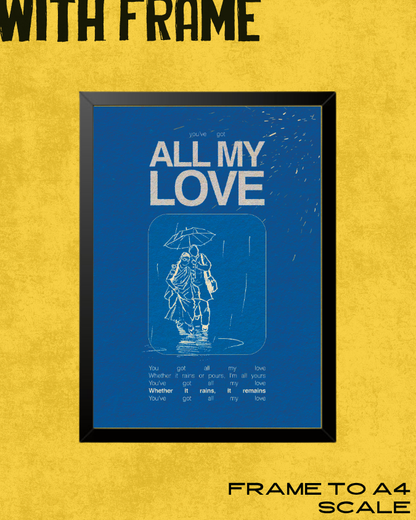 All My Love | Coldplay Poster