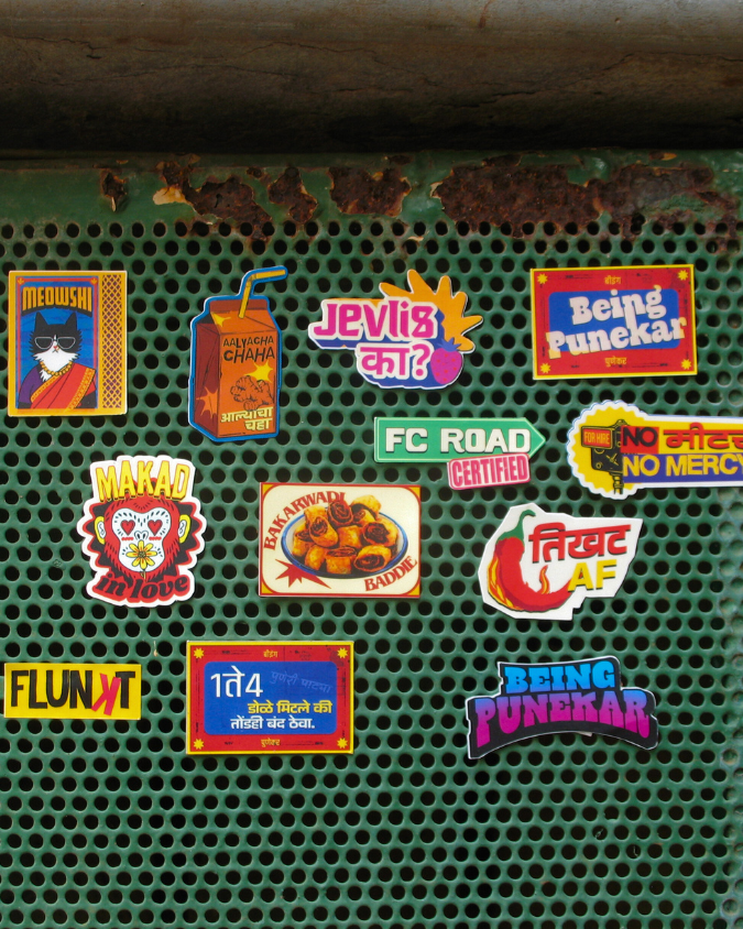 Being Punekar x Flunkt Sticker Pack