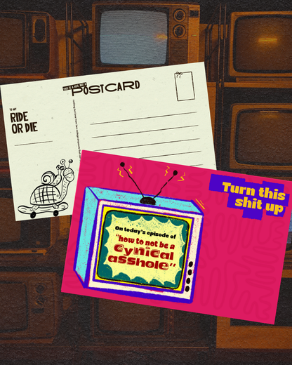 Cynical Asshole Postcard
