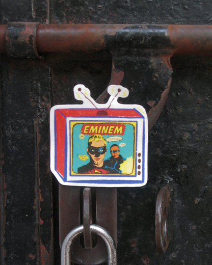 Eminem Sticker | The Real Slim Shady TV Comic