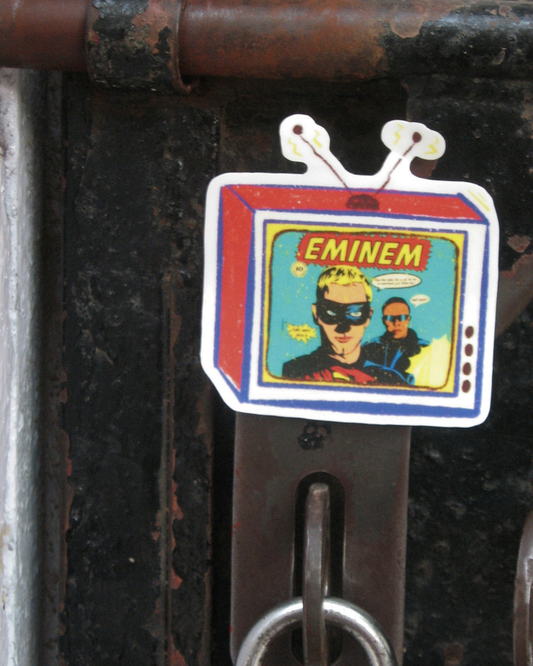 Eminem Sticker | The Real Slim Shady TV Comic