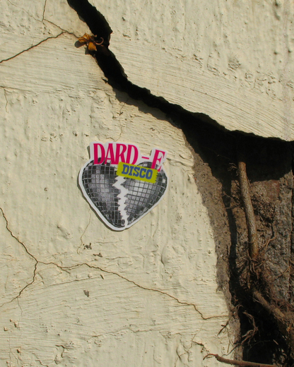 Dard-E-Disco Sticker | SRK Shattered Disco Heart