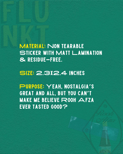 Rooh Afza Sticker | Indian Drink Pop Culture