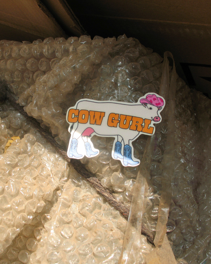 Cow Gurl Sticker | Anti City Life Art