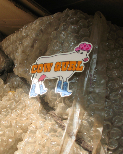 Cow Gurl Sticker | Anti City Life Art