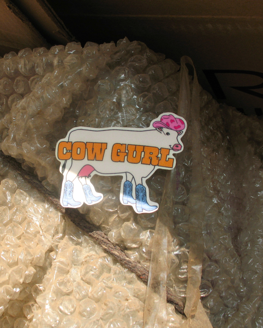 Cow Gurl Sticker | Anti City Life Art