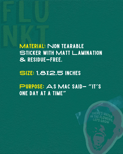 Mac Miller- Surf | There's Water in the Flowers Let's Grow Laptop Sticker