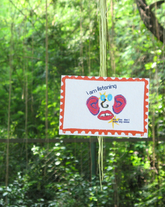 I am Listening Postcard